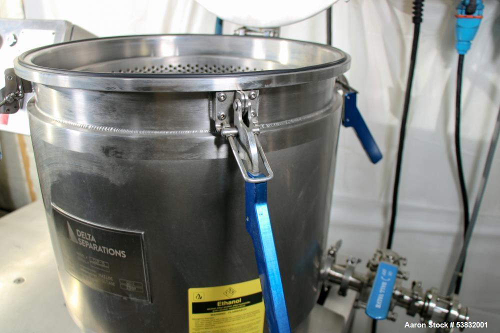 Used Delta Separations Ethanol Extraction System – Model CUP-15