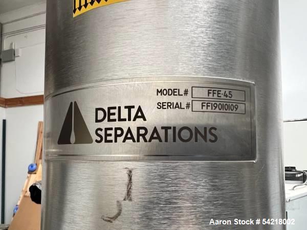 Used Delta Falling Film Evaporator System, Model FFE-45 | 45 GPH Alcohol Recovery | Includes MTA 7-Ton Chiller, PolyScience Pump Chiller & Mokon Heater | Built 2019