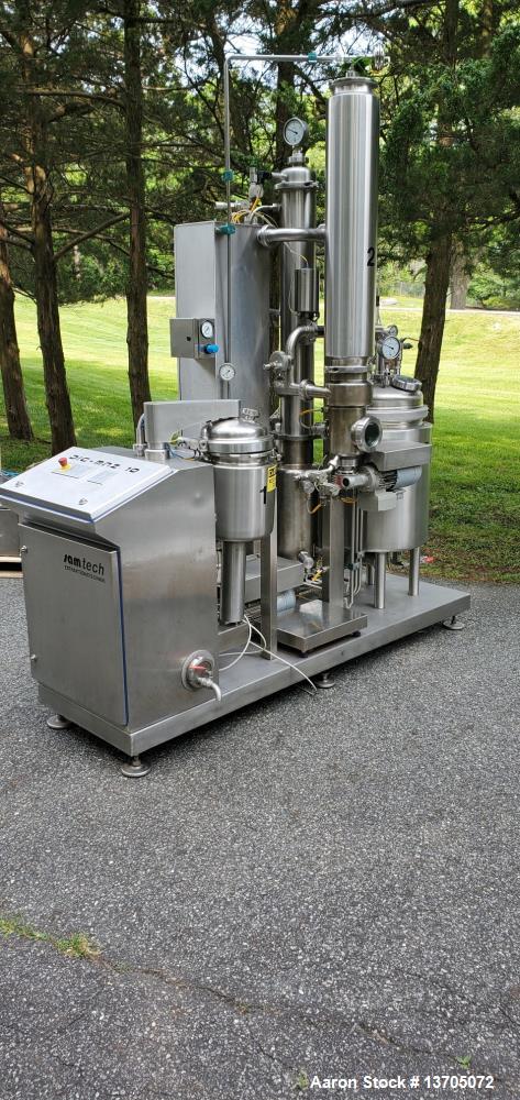Used- Samtech 4.5 Sq. Ft Wiped Film Evaporator Extraction Plant