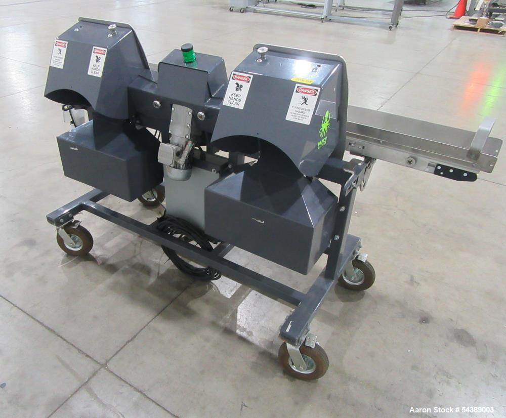 Munch Machine Double Bucker Used Hemp Bucking Machine with Conveyor