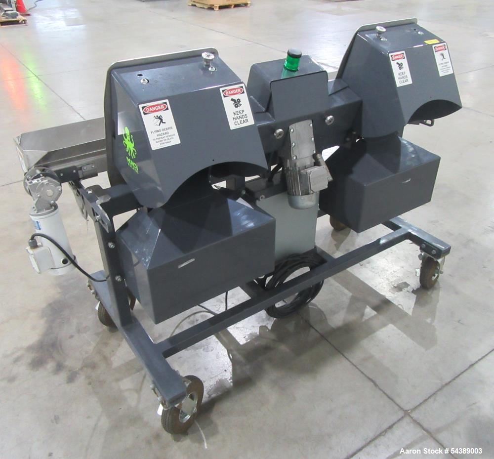 Munch Machine Double Bucker Used Hemp Bucking Machine with Conveyor