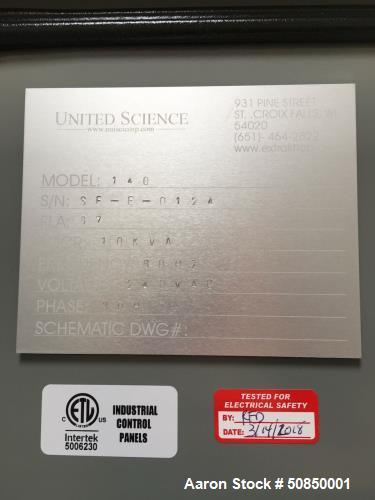 Used ExtraktLAB E-140 Supercritical CO2 Extraction System w/ PolyScience Chille