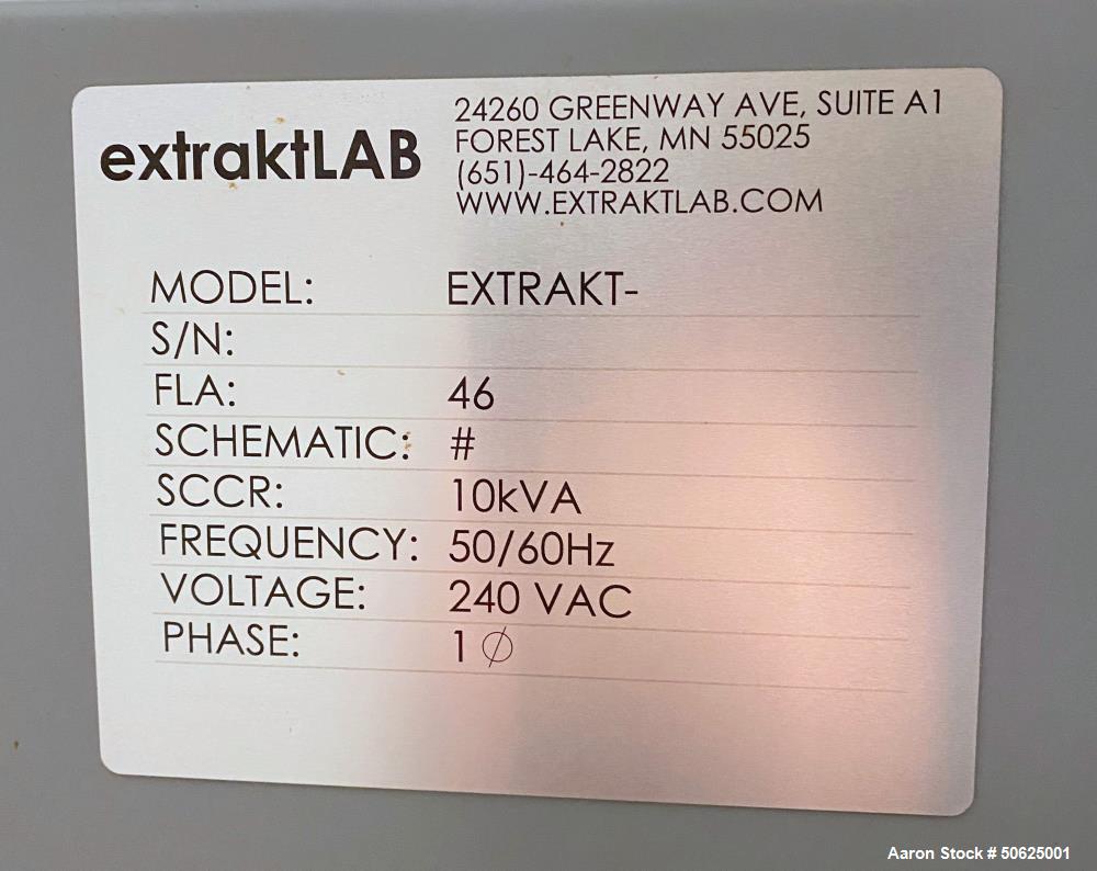 Used ExtraktLAB Super Critical Co2 Extraction System