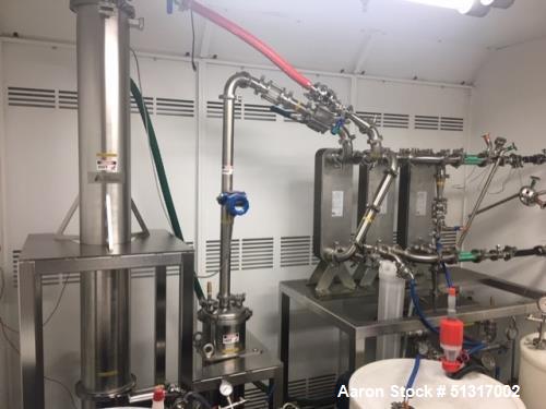 Used Delta Separations Falling Film Alcohol Evaporation System. Model FFE-45