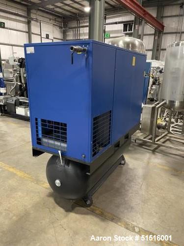 Used Quincy 120-Gallon Rotary Screw Compressor with Dryer