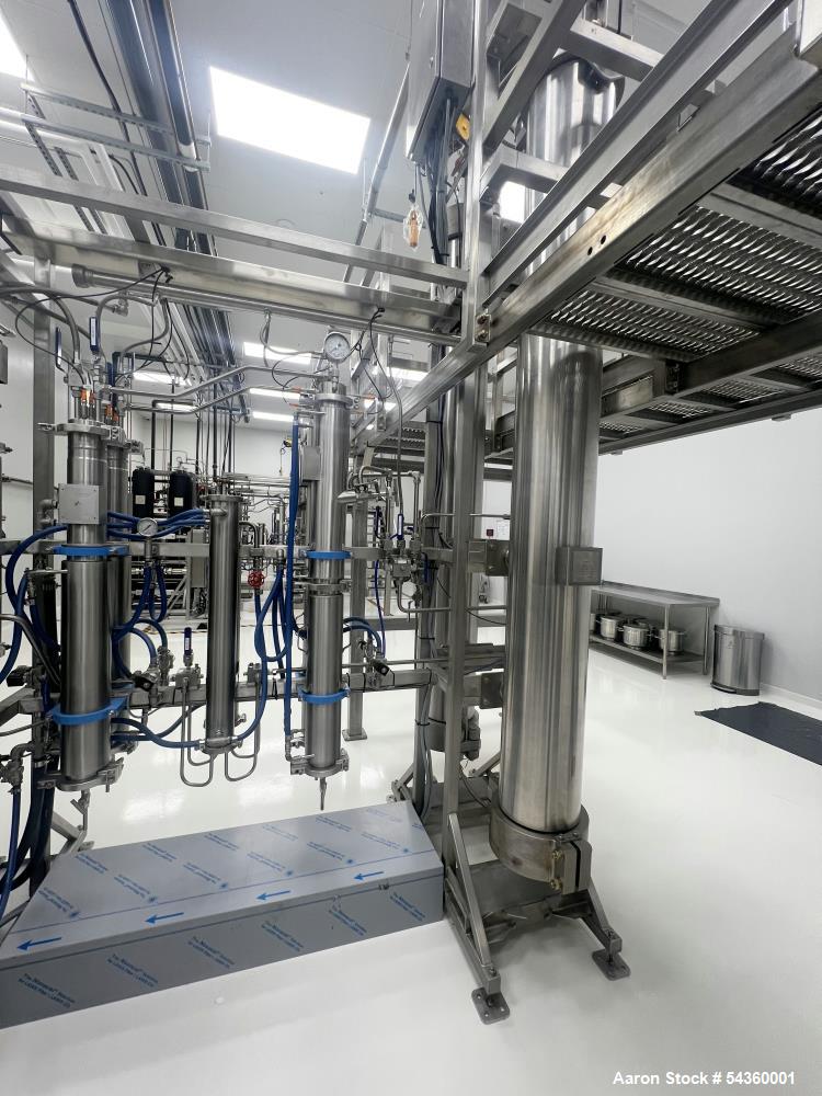 Unused Vitalis Extraction System, Model R200H-SS-GMP. (2) 100 L  stainless steel vessels, 35-150 degrees F extraction temperature range, 0-5000psi extraction pressure range. Includes Accumulator/Pump...