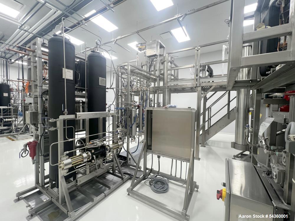 Unused Vitalis Extraction System, Model R200H-SS-GMP. (2) 100 L  stainless steel vessels, 35-150 degrees F extraction temperature range, 0-5000psi extraction pressure range. Includes Accumulator/Pump...