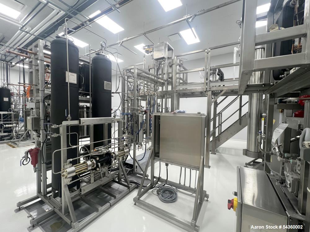 Unused Vitalis Extraction System, Model R200H-SS-GMP. (2) 100 L  stainless steel vessels, 35-150 degrees F extraction temperature range, 0-5000psi extraction pressure range. Includes Accumulator/Pump...