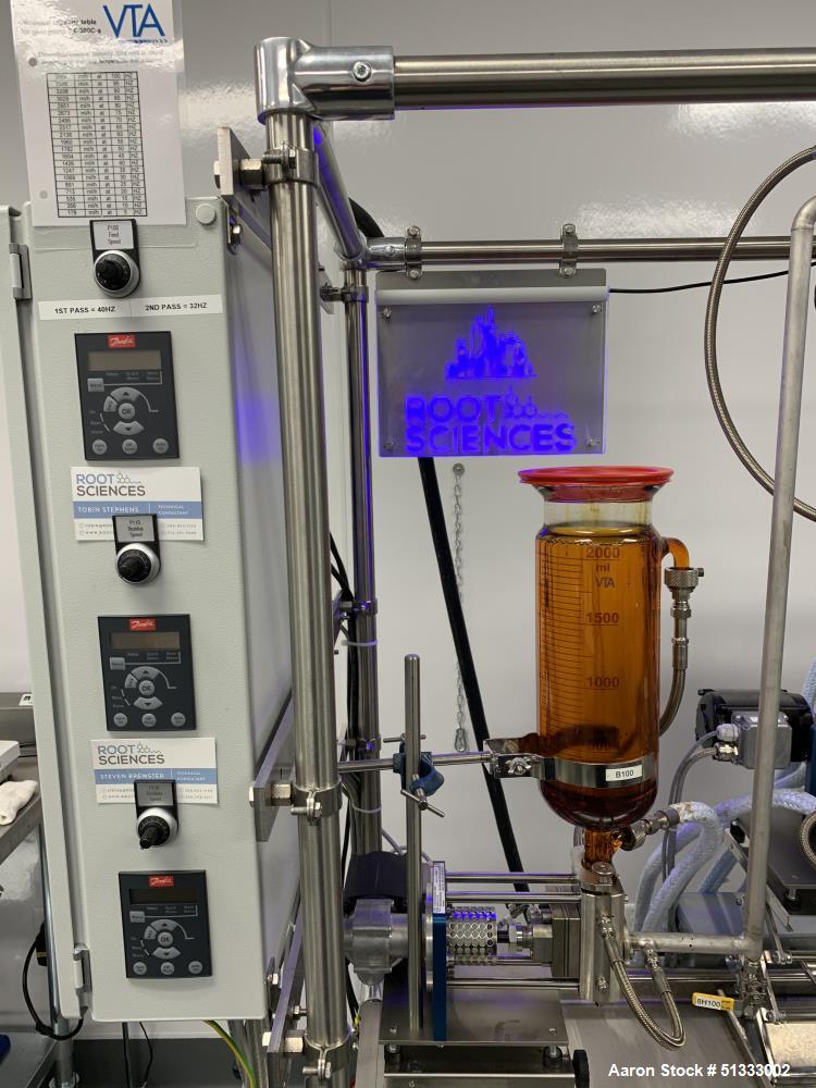 Used- Root Sciences Wiped Film Short Path Distillation Automated System.