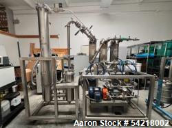 Used Delta Falling Film Evaporator System, Model FFE-45 | 45 GPH Alcohol Recovery | Includes MTA 7-Ton Chiller, PolyScience Pump Chiller & Mokon Heater | Built 2019