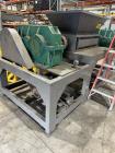 Used Twin Shaft Shredder. Feed throat approximate 22-1/4