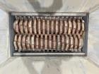 Used Twin Shaft Shredder. Feed throat approximate 22-1/4