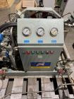 Used Anqing Bailian Oil-Free Reciprocating Carbon Dioxide Compressor, Model CW-15/6-65. Capacity 15 Nm3/h. 5.5kW motor. Inlet pressure 0.6 MPA. 600 RPM. Air cooled. 2019.
