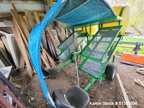 Used-Rain-Flo Model 1670 Series II Single Row Water Wheel Transplanter