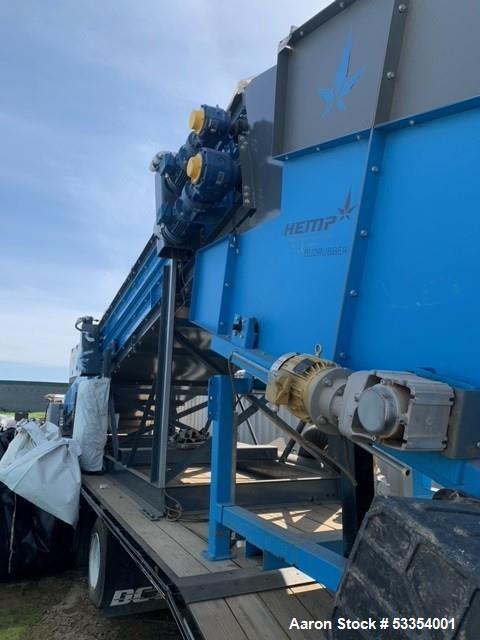 Used Portable BudRubber – 5,000 lbs/hr Capacity, Trailer-Mounted with Generator