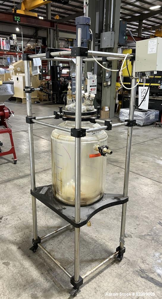 Buy Used 50L Glass Reaction Vessel – Vertical Design, 16” Diameter