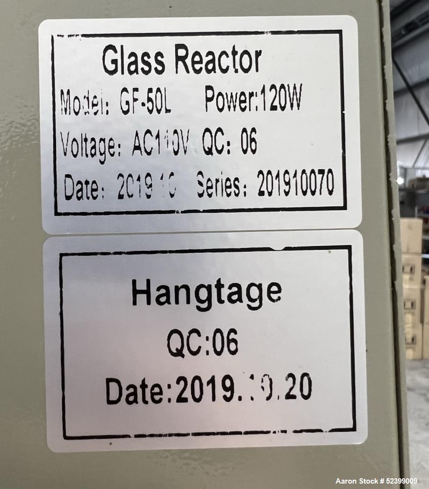 Buy Used 50L Glass Reaction Vessel – Vertical Design, 16” Diameter