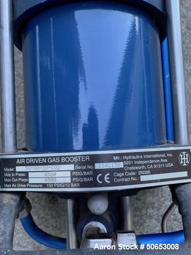 Used Hydraulics International Dual Acting Air Driven Gas Booster CO2 Recovery P