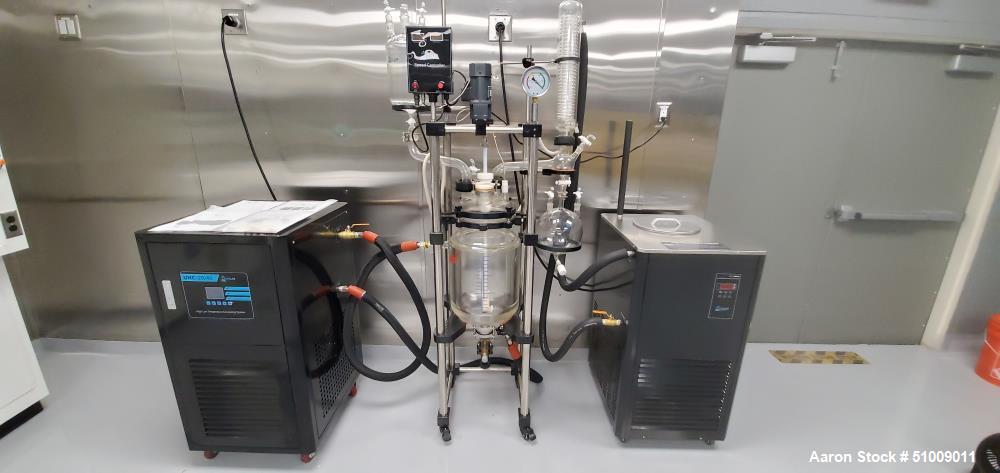 Used- USA Lab 10L Single Jacketed Reactor Turnkey System