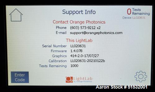 Used Orange Photonics LightLab Portable Cannabis/Hemp Analyzer
