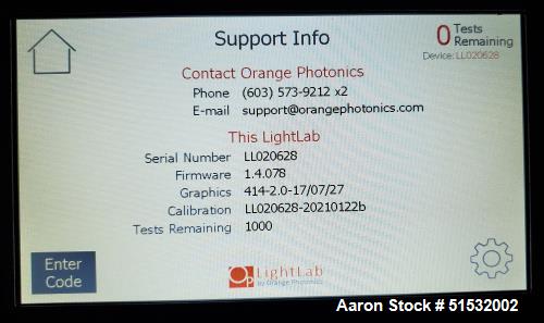 Used-Orange Photonics LightLab Portable Cannabis/Hemp Analyzer