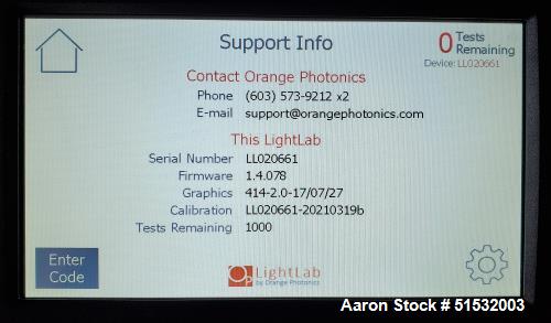 Used Orange Photonics LightLab Portable Cannabis/Hemp Analyzer
