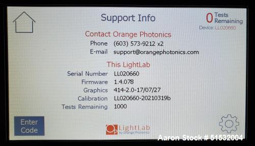 Used Orange Photonics LightLab Portable Cannabis/Hemp Analyzer