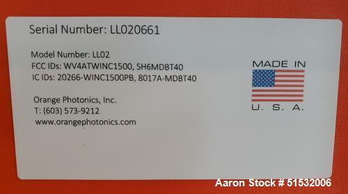 Used Orange Photonics LightLab Portable Cannabis/Hemp Analyzer