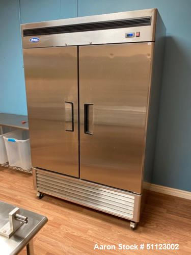 Used Atosa 54" Double Solid Swing Door Reach-In Refrigerator