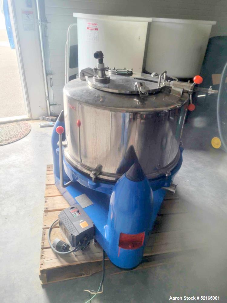 Used US Filtermaxx 50 kg Perforated Bowl Bag Centrifuge