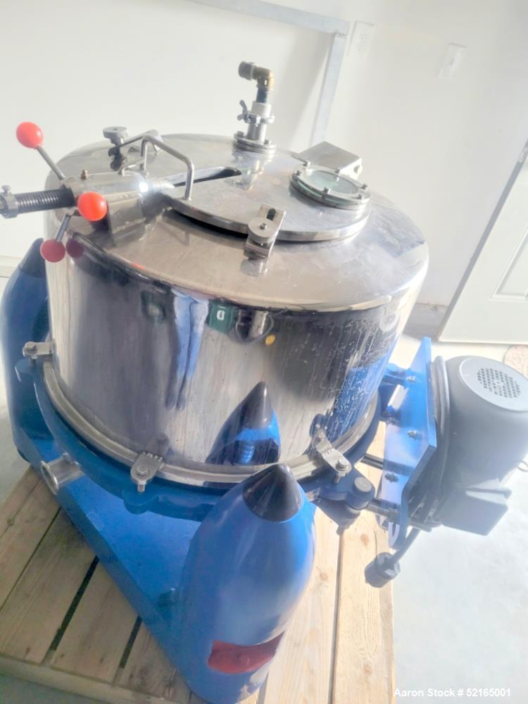 Used US Filtermaxx 50 kg Perforated Bowl Bag Centrifuge