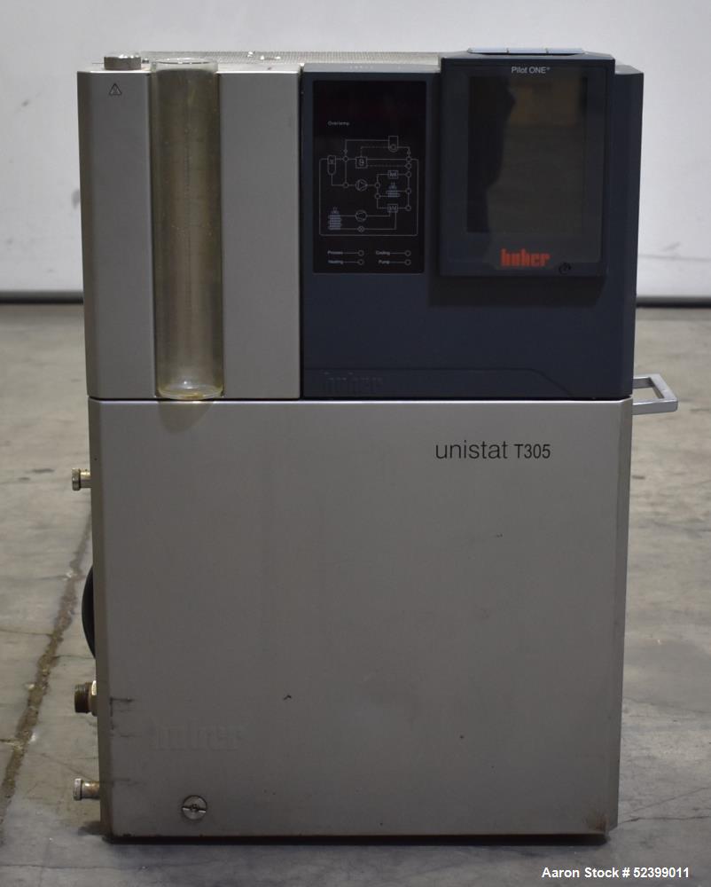 Used- Huber UniStat T-305 Heating Circulator. Operating temperature 65 to 300 degrees C. 5.7" Color Touchscreen. 4.8kW Heati...