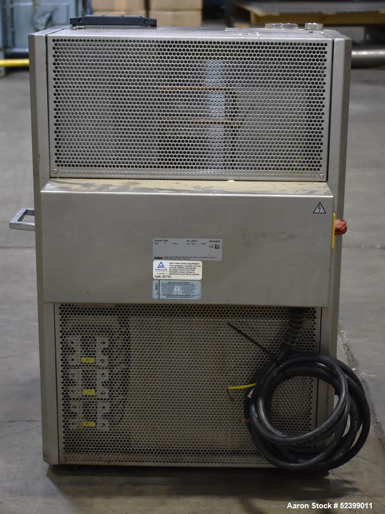 Used- Huber UniStat T-305 Heating Circulator. Operating temperature 65 to 300 degrees C. 5.7" Color Touchscreen. 4.8kW Heati...