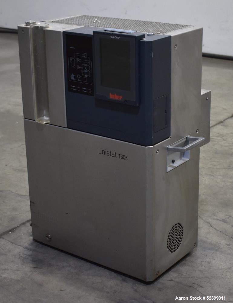 Used- Huber UniStat T-305 Heating Circulator. Operating temperature 65 to 300 degrees C. 5.7" Color Touchscreen. 4.8kW Heati...