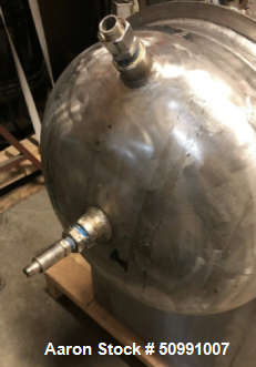 Used CH Murphy Approximate 50 Gallon Stainless Steel Jacketed Storage Tank
