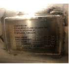 Used CH Murphy Approximate 50 Gallon Stainless Steel Jacketed Storage Tank