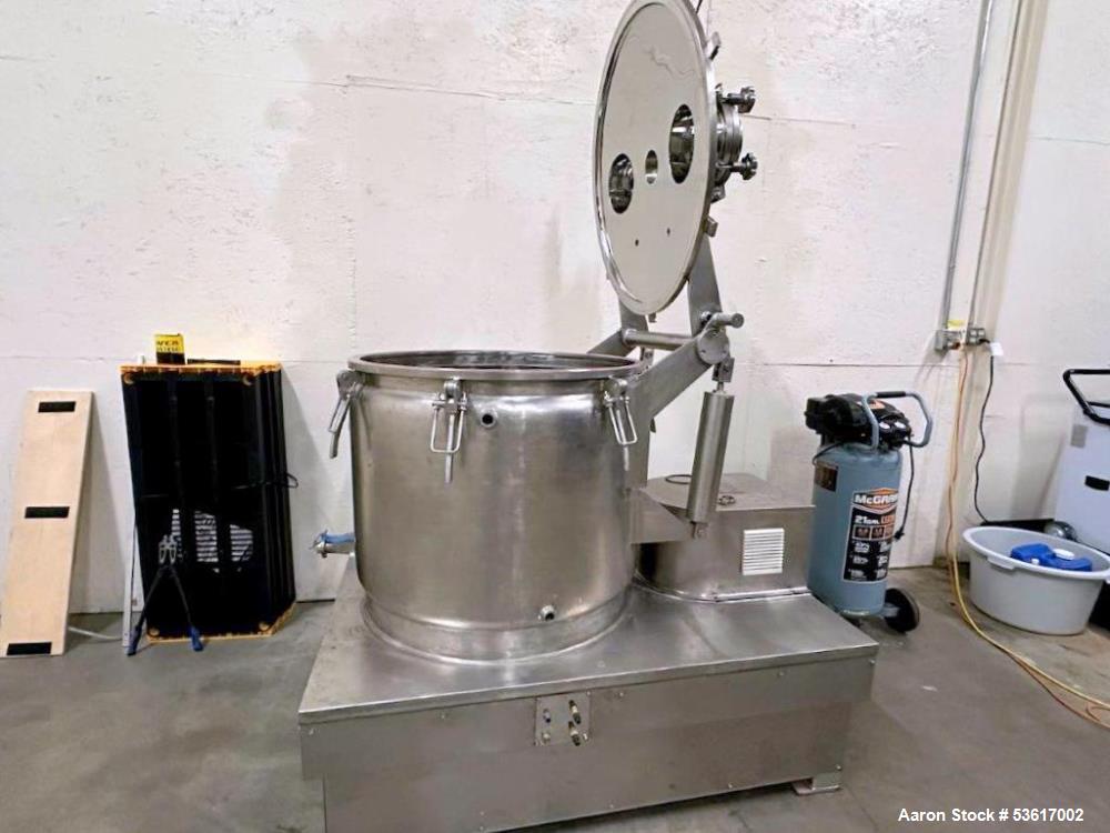 Used Nanjing Kingreat BB-100 Basket Centrifuge – 100 lb Capacity, 1500 RPM