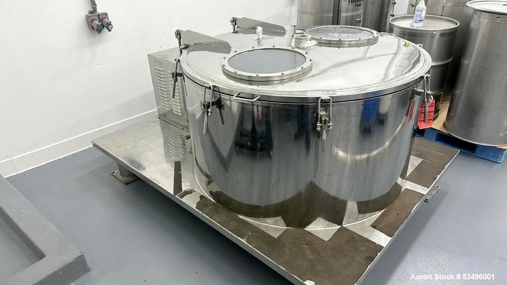 Industrial 300kg Basket Centrifuge for Sale – Nanjing Kingreat PPTD-300, 431 G
