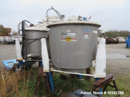 Used- Ametek/ATM 48" x 30" Mark III Perforated Basket Centrifuge