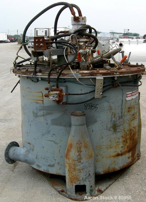 Used Stainless Steel Ametek Perforated Basket Centrifuge