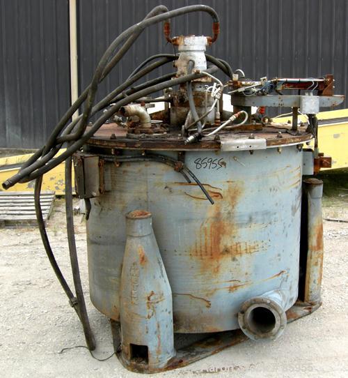 Used Stainless Steel Ametek Perforated Basket Centrifuge