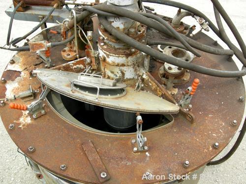 Used Stainless Steel Ametek Perforated Basket Centrifuge