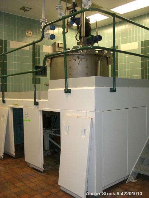 Used Broadbent 48 x 30 Basket Centrifuge, Type Series E, Hastelloy C276. Unit rated 1.2 kg/dm3 and 1050 rpm maximum speed. Unit measures approximately 1250 mm diameter x 1300 mm straight side. Unit h...