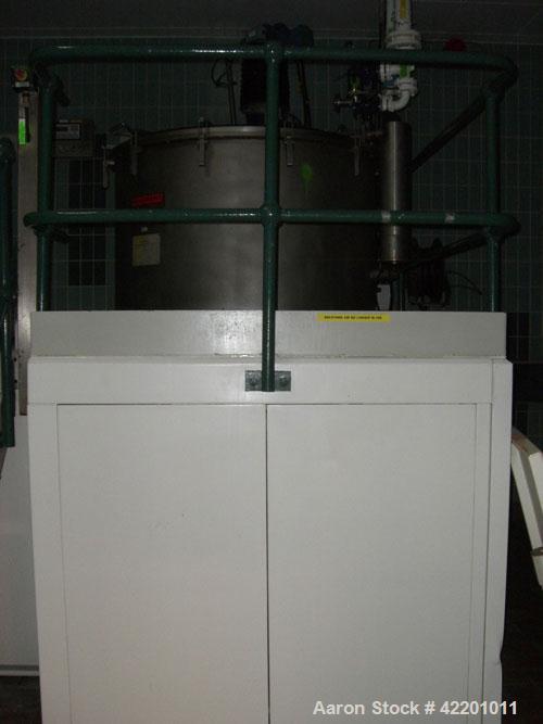 Used Broadbent 48 x 30 Basket Centrifuge, Type Series E, Hastelloy C276. Unit rated 1.2 kg/dm3 and 1050 rpm maximum speed. Unit measures approximately 1250 mm diameter x 1300 mm straight side. Unit h...