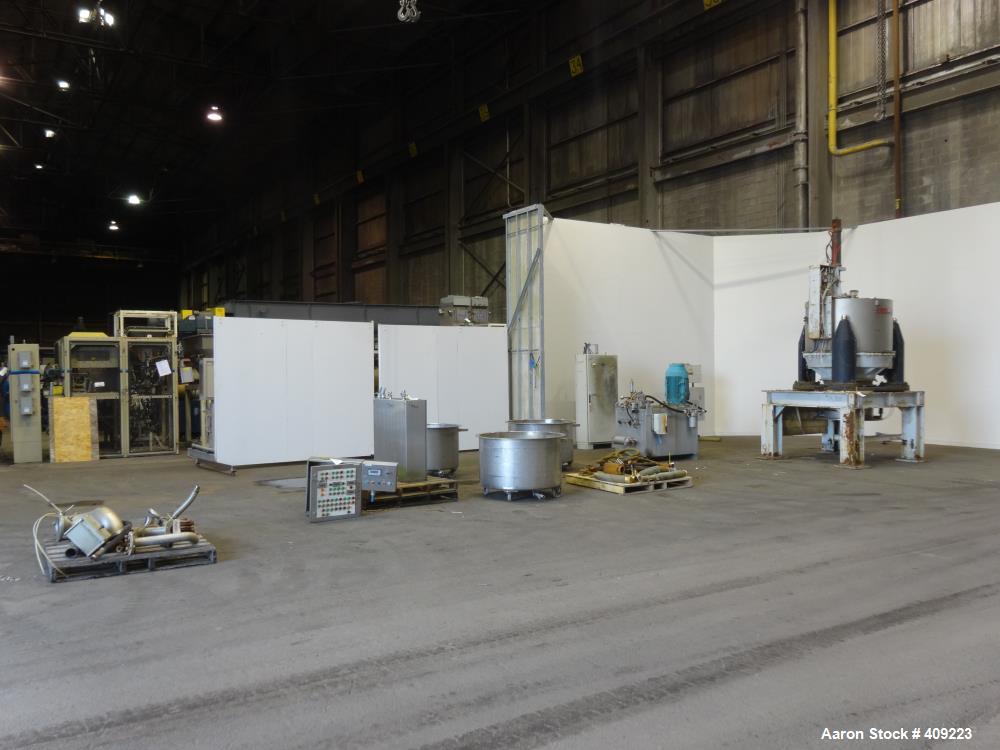 Used Broadbent 48 x 30 perforated basket centrifuge