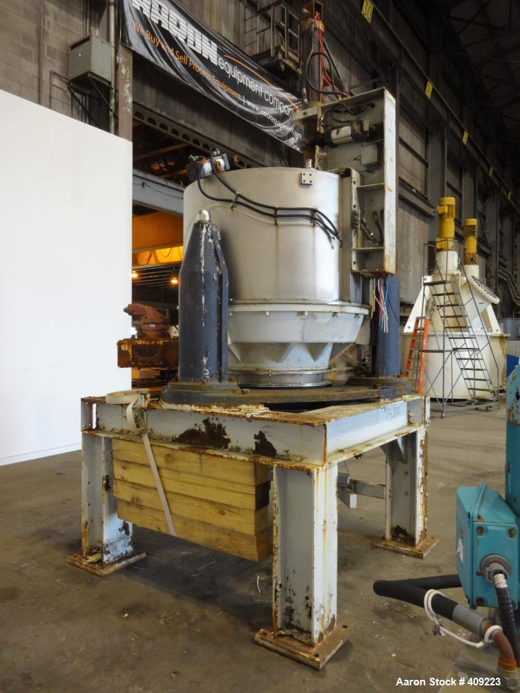 Used Broadbent 48 x 30 perforated basket centrifuge