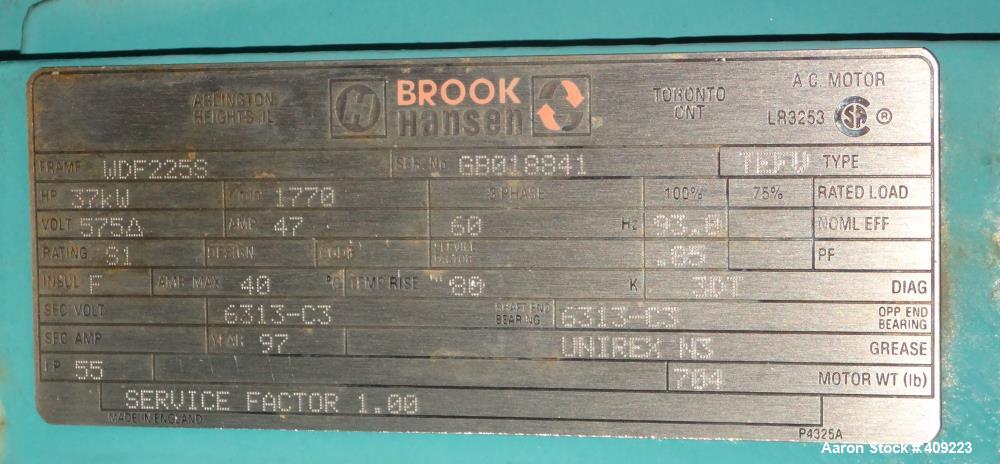 Used Broadbent 48 x 30 perforated basket centrifuge