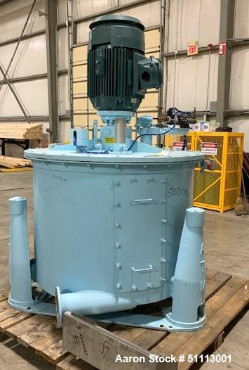 Used Delaval ATM 48" x 30" Perforated Basket Centrifuge