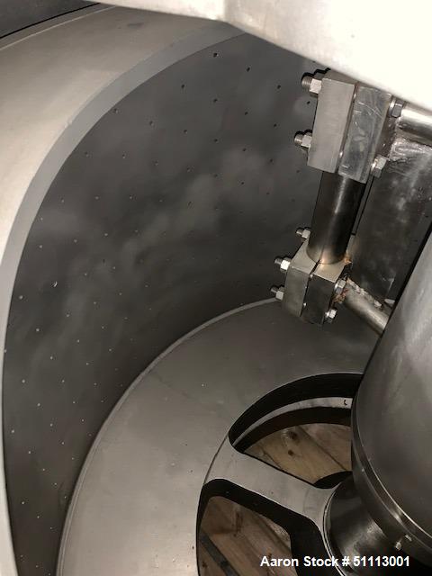 Used Delaval ATM 48" x 30" Perforated Basket Centrifuge