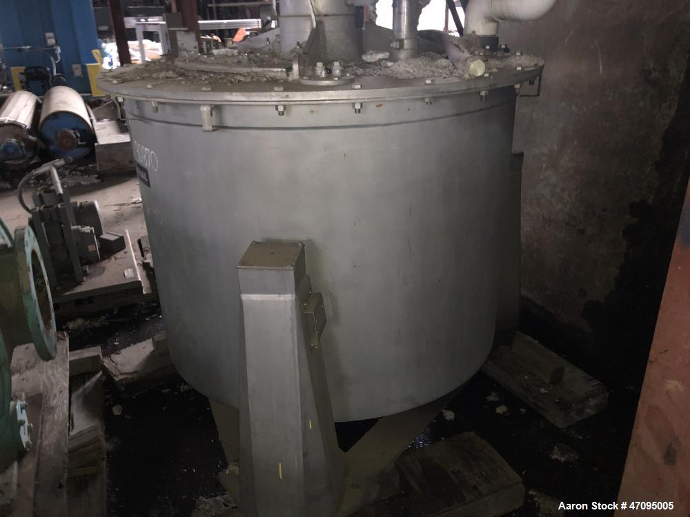 Used Delaval / ATM 48" x 30" Perforated Basket Centrifuge